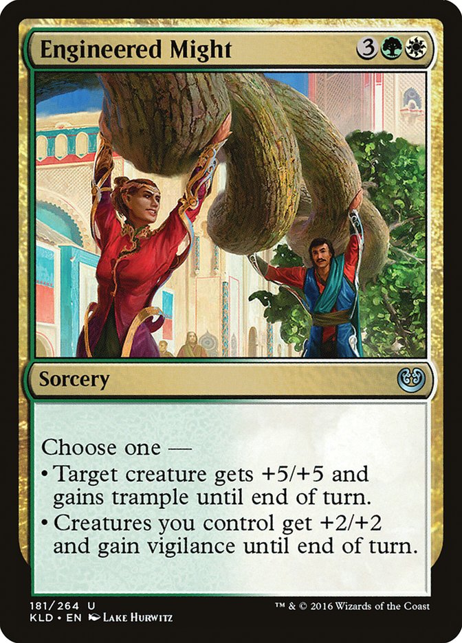 Engineered Might [Kaladesh] Foil