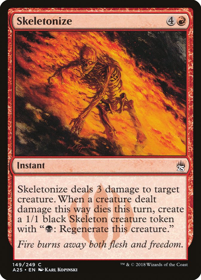 Skeletonize [Masters 25] Foil