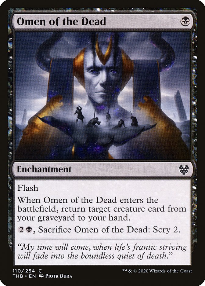 Omen of the Dead [Theros Beyond Death] Foil
