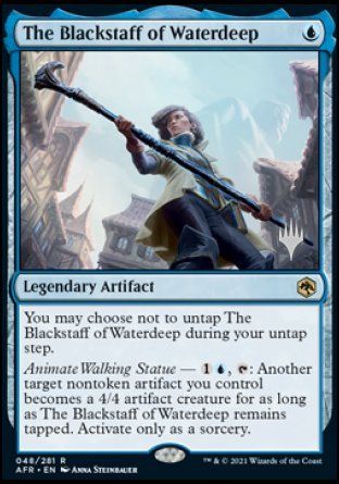The Blackstaff of Waterdeep (Promo Pack) [Dungeons & Dragons: Adventures in the Forgotten Realms Promos] Foil