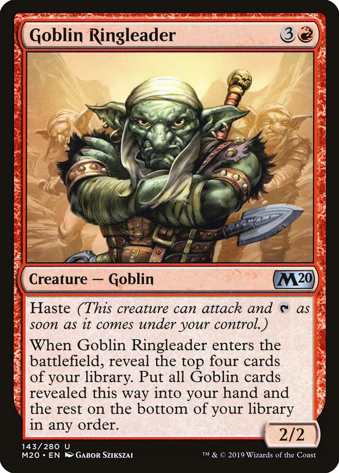 Goblin Ringleader [Core Set 2020] Foil