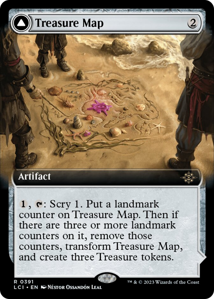 Treasure Map // Treasure Cove [The Lost Caverns of Ixalan] Foil