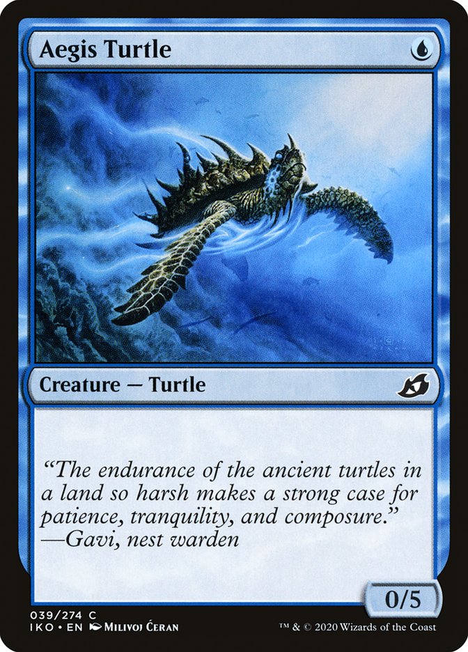 Aegis Turtle [Ikoria: Lair of Behemoths] Foil