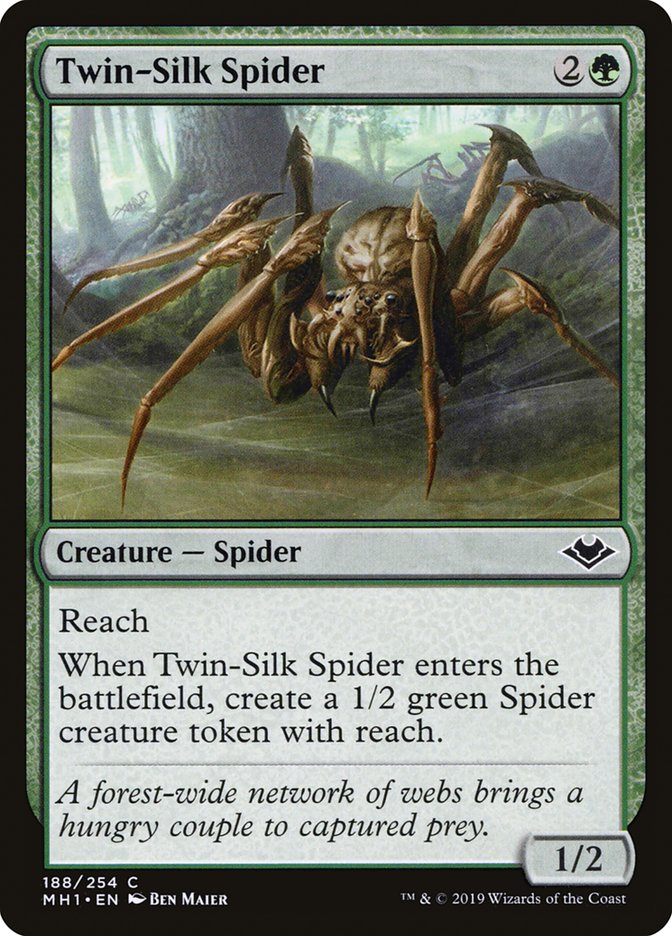 Twin-Silk Spider [Modern Horizons] Foil