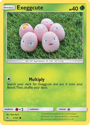 Exeggcute (1/131) [Sun & Moon: Forbidden Light] Reverse Holofoil
