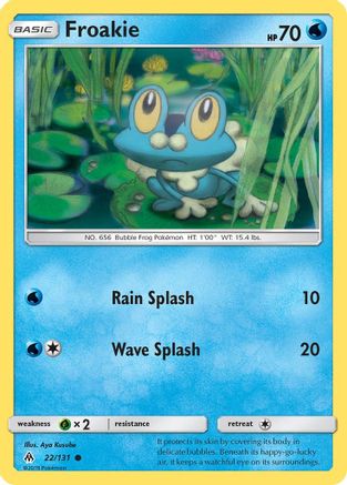 Froakie (22/131) [Sun & Moon: Forbidden Light] Reverse Holofoil