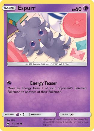Espurr (44/131) [Sun & Moon: Forbidden Light] Reverse Holofoil