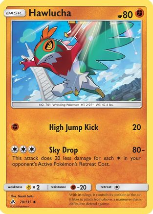 Hawlucha (70/131) [Sun & Moon: Forbidden Light] Reverse Holofoil