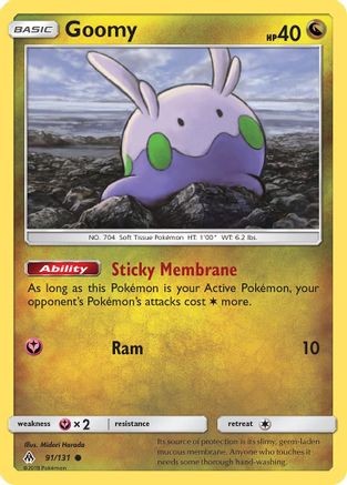 Goomy (91/131) [Sun & Moon: Forbidden Light] Reverse Holofoil