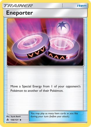 Eneporter (106/131) [Sun & Moon: Forbidden Light] Reverse Holofoil