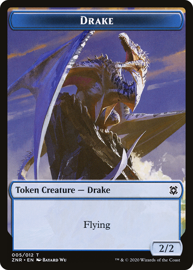 Drake  [Zendikar Rising Tokens] Foil