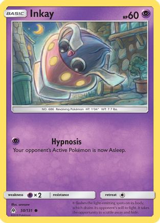 Inkay (50/131) [Sun & Moon: Forbidden Light] Reverse Holofoil