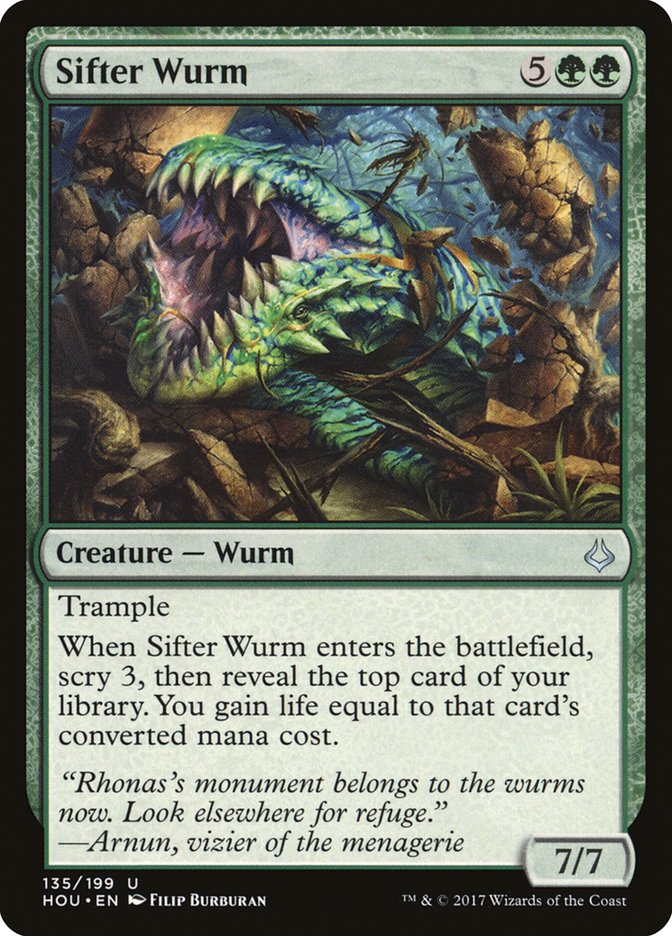 Sifter Wurm [Hour of Devastation] Foil