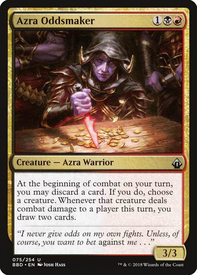 Azra Oddsmaker [Battlebond] Foil