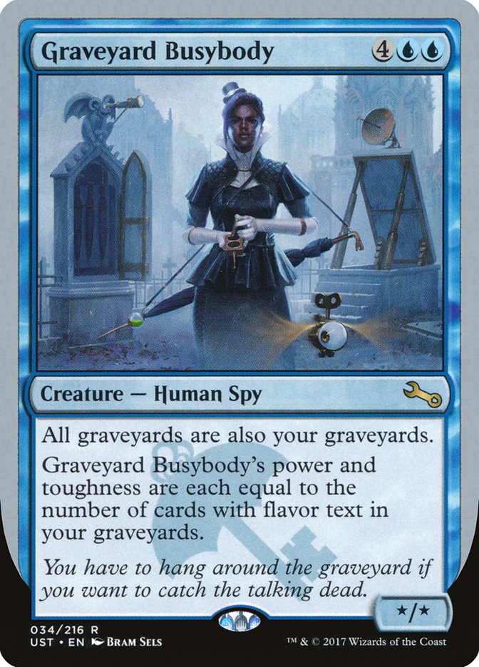 Graveyard Busybody [Unstable] Foil