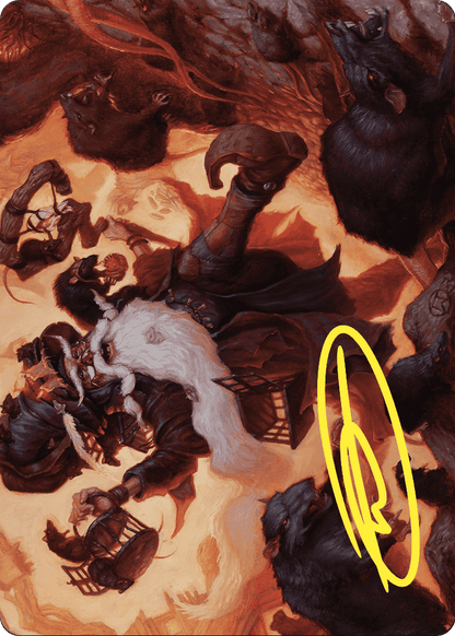 Tattered Ratter // Tattered Ratter  [Wilds of Eldraine Art Series] (Borderless) Foil