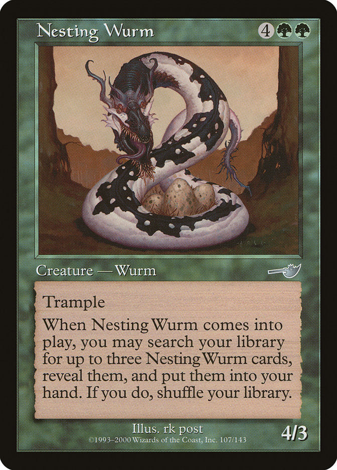 Nesting Wurm [Nemesis] Foil