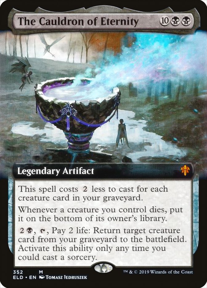 The Cauldron of Eternity (Extended Art) [Throne of Eldraine] Foil