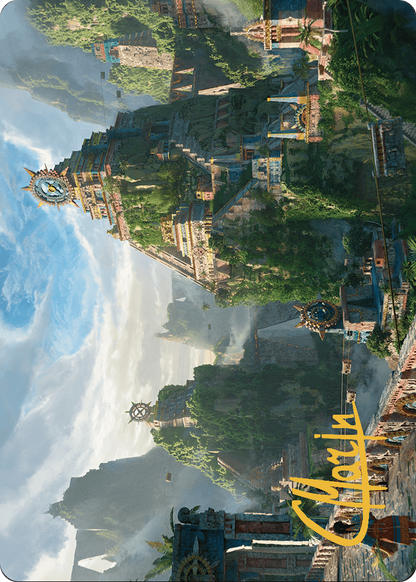 Clifftop Retreat // Clifftop Retreat  [The Lost Caverns of Ixalan Art Series] (Borderless) Foil