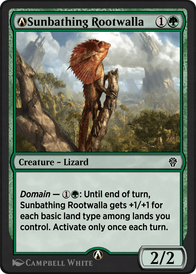 A-Sunbathing Rootwalla  [Dominaria United]
