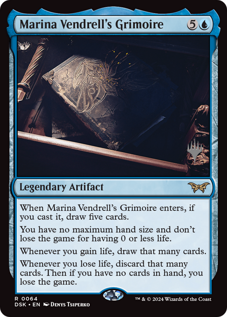 Marina Vendrell's Grimoire (Promo Pack) [Duskmourn: House of Horror Promos] Foil