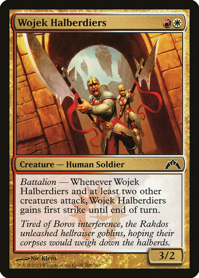 Wojek Halberdiers [Gatecrash] Foil