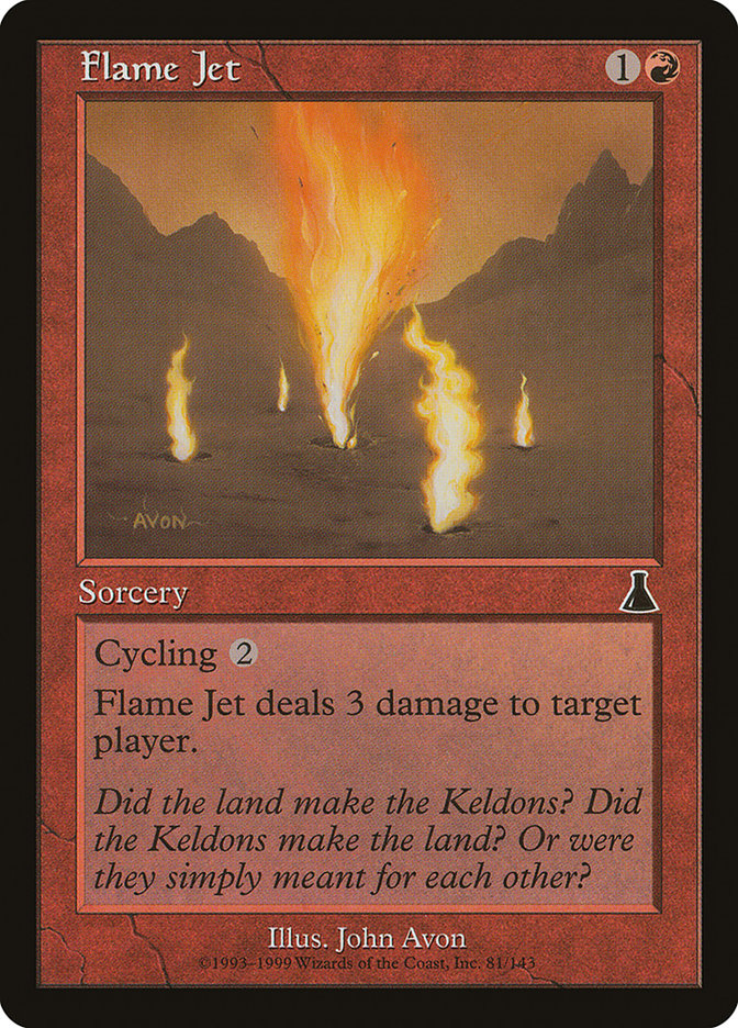 Flame Jet [Urza's Destiny] Foil