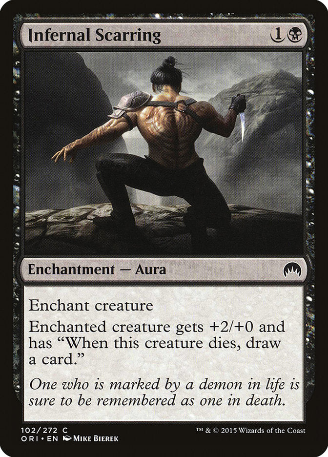 Infernal Scarring [Magic Origins] Foil