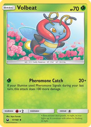 Volbeat (17/168) [Sun & Moon: Celestial Storm] Reverse Holofoil