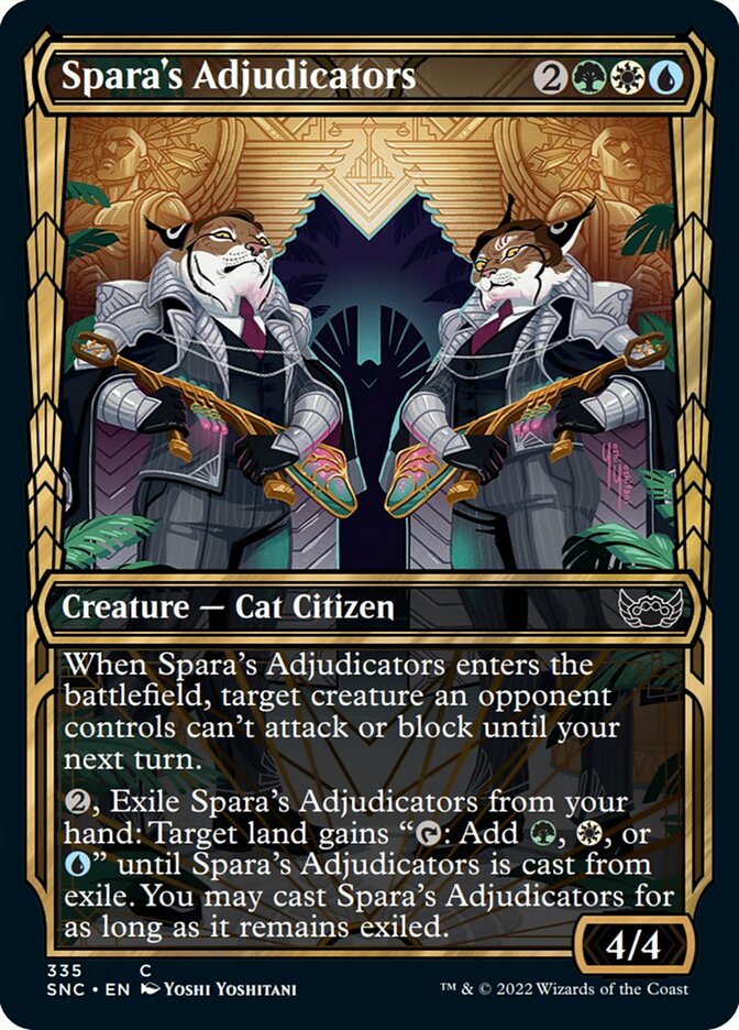 Spara's Adjudicators (Showcase Golden Age) [Streets of New Capenna] Foil