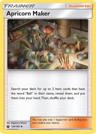 Apricorn Maker (124/168) [Sun & Moon: Celestial Storm] Reverse Holofoil