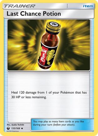 Last Chance Potion (135/168) [Sun & Moon: Celestial Storm] Reverse Holofoil