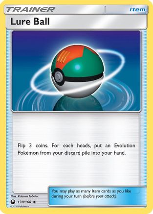 Lure Ball (138/168) [Sun & Moon: Celestial Storm] Reverse Holofoil