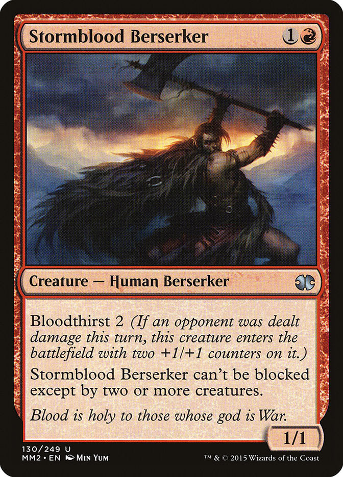 Stormblood Berserker [Modern Masters 2015] Foil