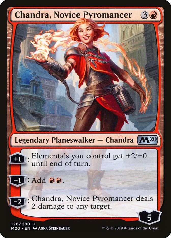 Chandra, Novice Pyromancer [Core Set 2020] Foil