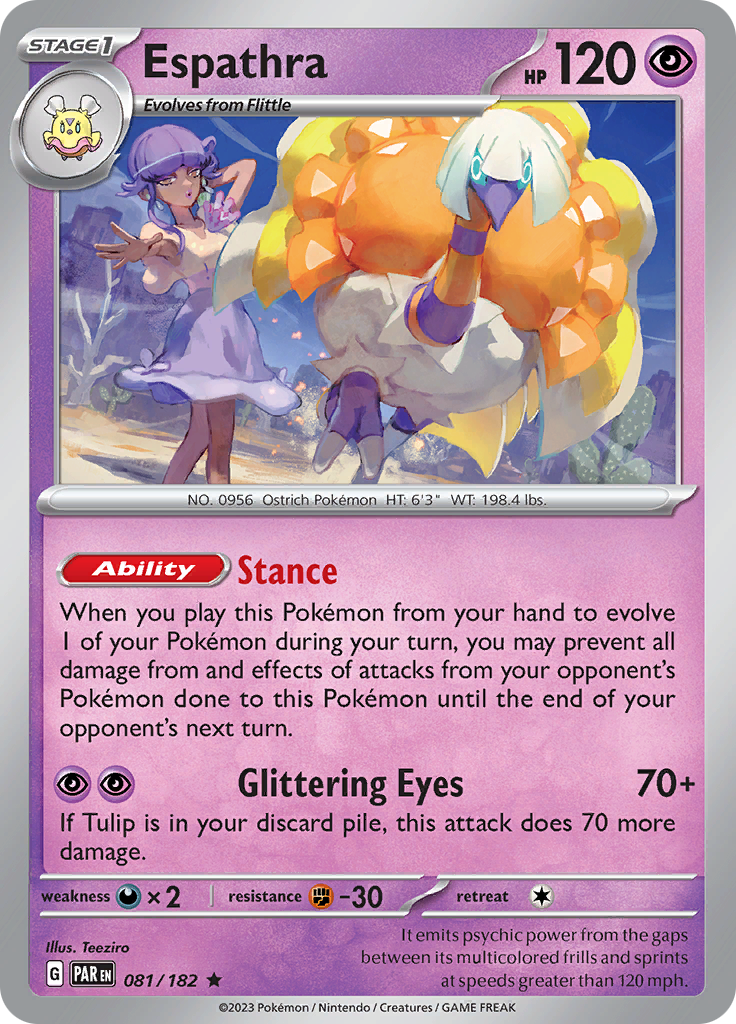 Espathra (081/182) [Scarlet & Violet: Paradox Rift] Reverse Holofoil