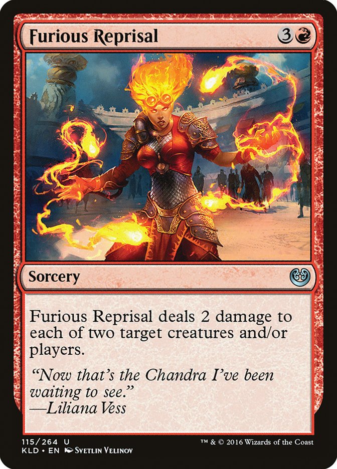 Furious Reprisal [Kaladesh] Foil