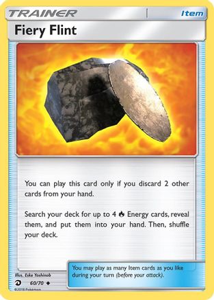 Fiery Flint (60/70) [Sun & Moon: Dragon Majesty] Reverse Holofoil