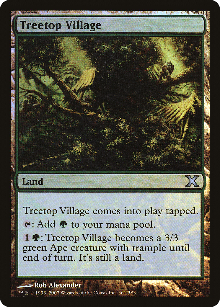 Treetop Village  [Tenth Edition] Foil