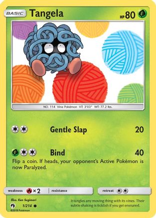 Tangela (1/214) [Sun & Moon: Lost Thunder] Reverse Holofoil