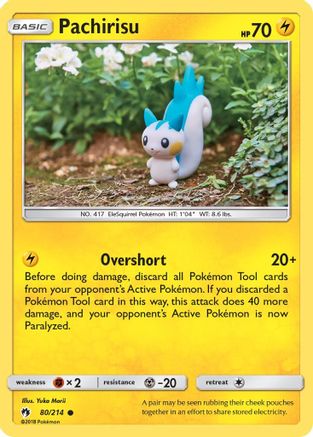 Pachirisu (80/214) [Sun & Moon: Lost Thunder] Reverse Holofoil