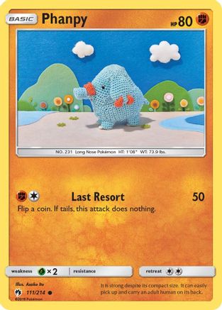 Phanpy (111/214) [Sun & Moon: Lost Thunder] Reverse Holofoil