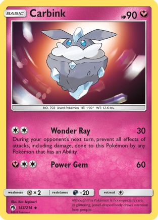Carbink (143/214) [Sun & Moon: Lost Thunder] Reverse Holofoil