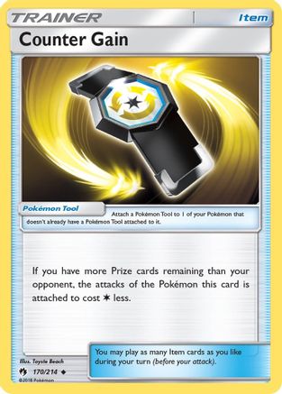 Counter Gain (170/214) [Sun & Moon: Lost Thunder] Reverse Holofoil