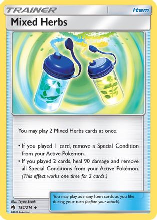 Mixed Herbs (184/214) [Sun & Moon: Lost Thunder] Reverse Holofoil