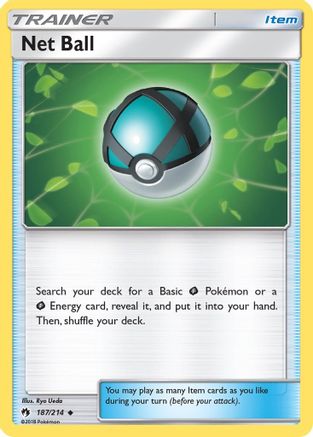 Net Ball (187/214) [Sun & Moon: Lost Thunder] Reverse Holofoil