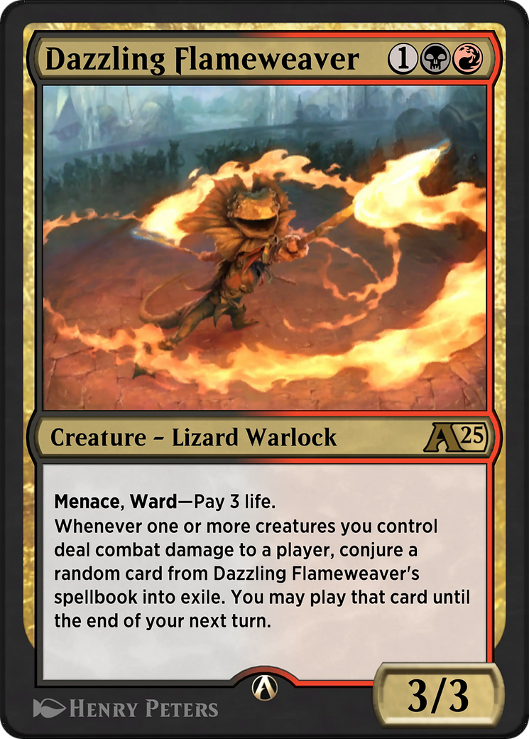 Dazzling Flameweaver  [Alchemy: Bloomburrow]