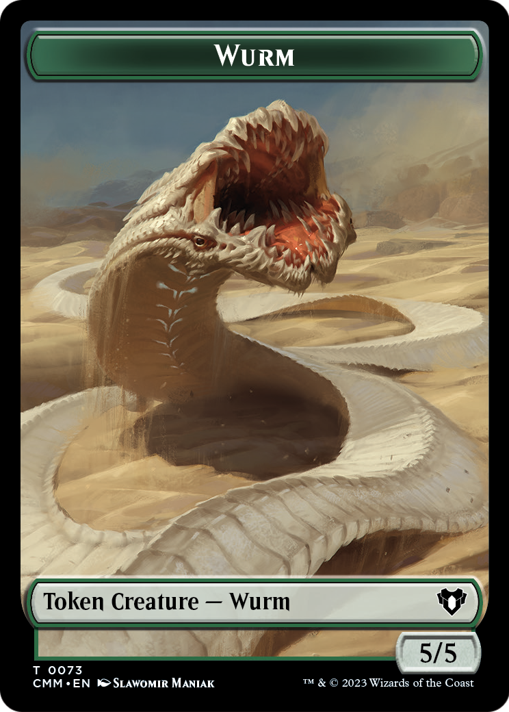 Wurm  [Commander Masters Tokens]