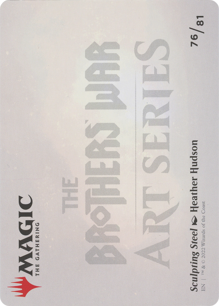 Sculpting Steel // Sculpting Steel  [The Brothers' War Art Series] (Borderless) Foil