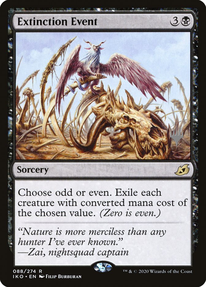 Extinction Event (Promo Pack) [Ikoria: Lair of Behemoths Promos] Foil
